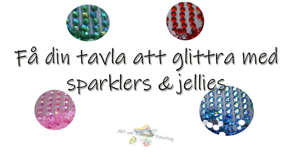Få din tavla att glittra med sparklers & jellies
